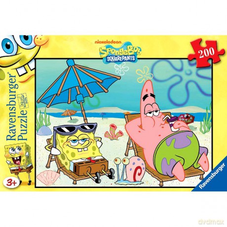 RAVENSBURGER 200 El. Spongebob 126682 [PUZZLE]