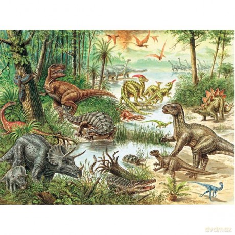 RAVENSBURGER 200 El. Dinozaury 127078 [PUZZLE]