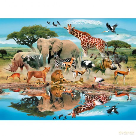 RAVENSBURGER 300 EL.Wodopój 131075 [PUZZLE]