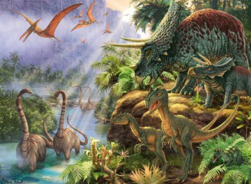 RAVENSBURGER 300 El. WYMARŁE GIGANTY 130443 [PUZZLE]