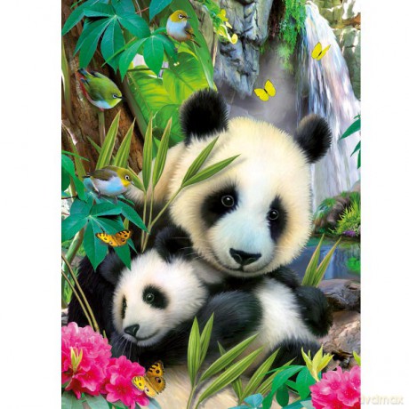 RAVENSBURGER 300 el. Kochana Panda 130658 [PUZZLE]