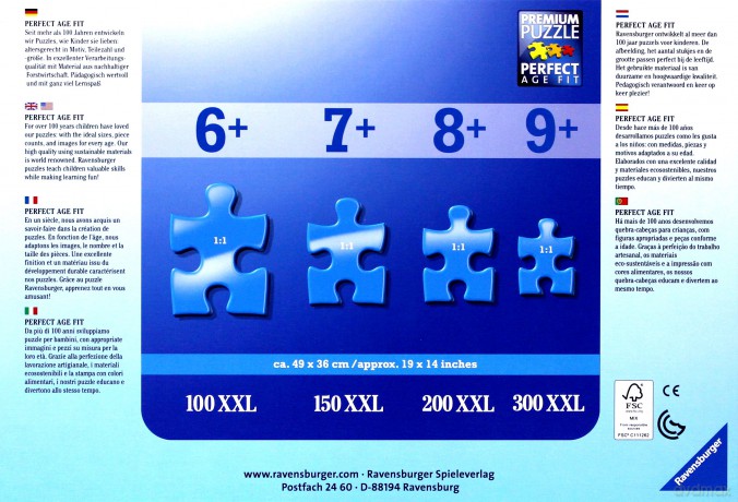 RAVENSBURGER 300 el. Kochana Panda 130658 [PUZZLE]