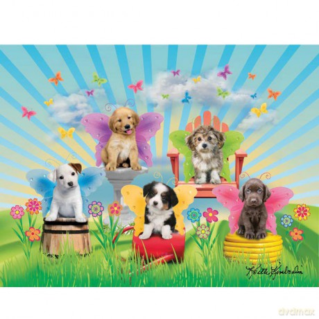 RAVENSBURGER 300 El. Ogrodowe psy 130696 [PUZZLE]