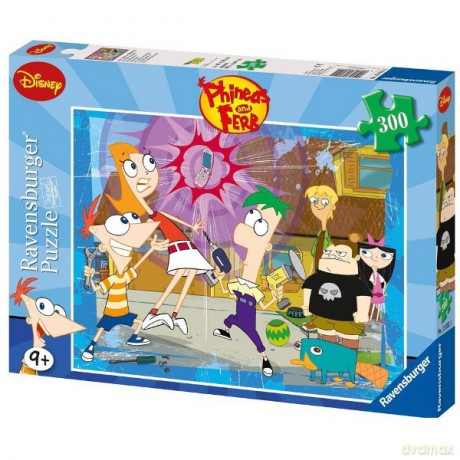 RAVENSBURGER 300 El. Fineasz i Ferb 130511 [PUZZLE]