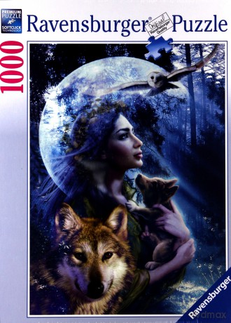 RAVENSBURGER 1000 el. Królowa Wilków [PUZZLE]