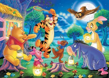 RAVENSBURGER 1000 El. POLOWANIE NA ŚWIETLIKI 154098 [PUZZLE]
