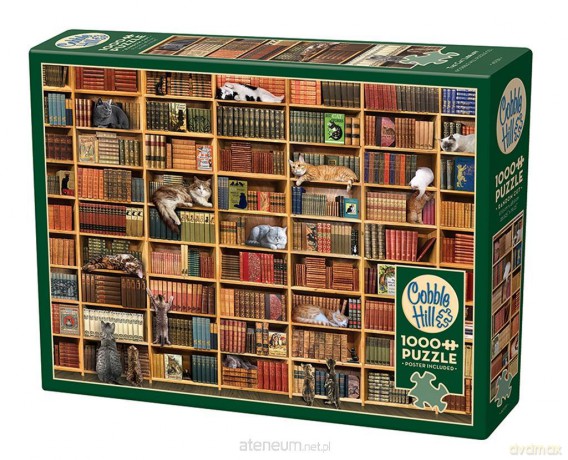 COBBLE HILL 1000 el. Kocia biblioteka [PUZZLE]