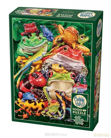 COBBLE HILL 1000 el. Kolorowe żaby [PUZZLE]