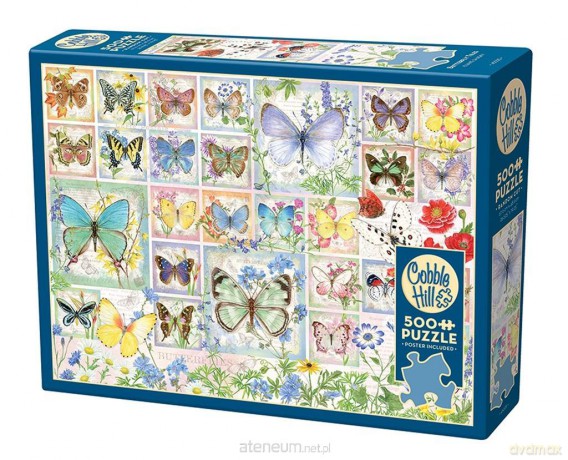 COBBLE HILL 500 el. Kolorowe motyle [PUZZLE]