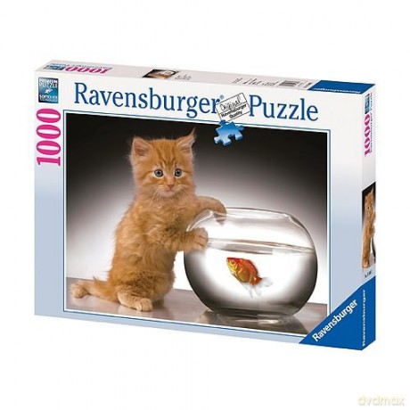 RAVENSBURGER 1000 El. SMACZNEGO KOTKU 158003 [PUZZLE]