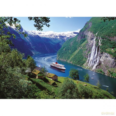 RAVENSBURGER 1000 el. Norweskie Fiordy 158041 [PUZZLE]