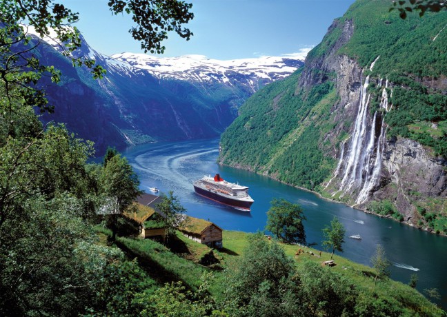 RAVENSBURGER 1000 el. Norweskie Fiordy 158041 [PUZZLE]