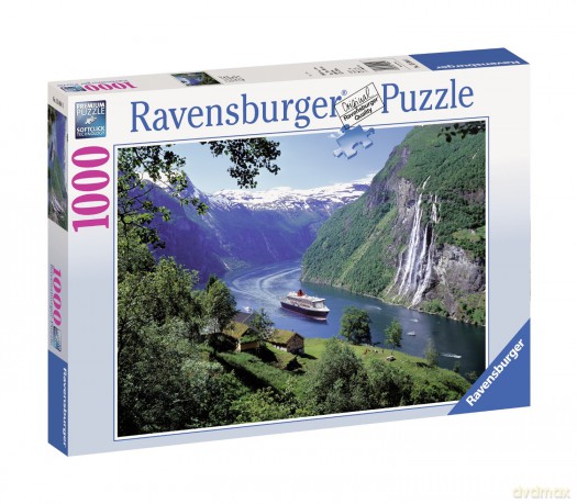 RAVENSBURGER 1000 el. Norweskie Fiordy 158041 [PUZZLE]