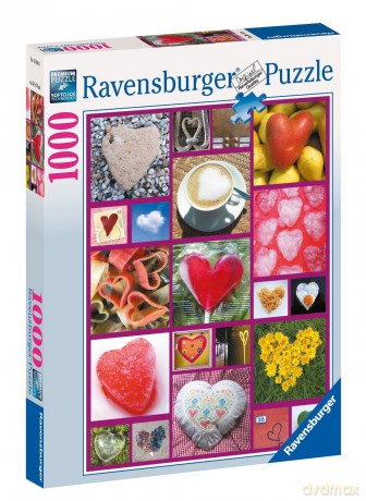 RAVENSBURGER 1000 el. Serca [PUZZLE]