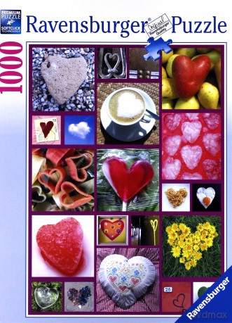 RAVENSBURGER 1000 el. Serca [PUZZLE]