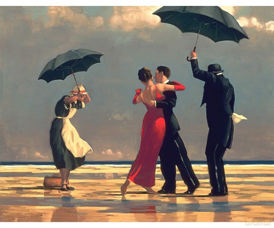 RAVENSBURGER 1000 el. Jaśnie Państwo Na Plaży [PUZZLE]
