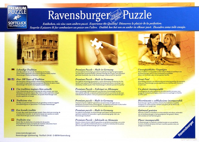 RAVENSBURGER 1000 el. Winorośla Nad Renem [PUZZLE]