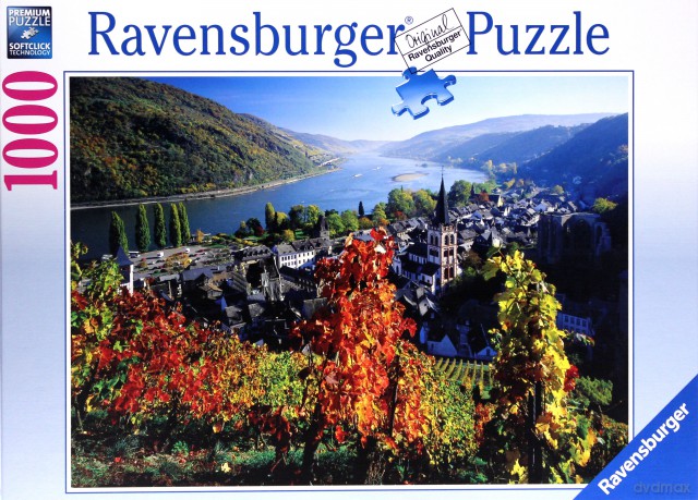 RAVENSBURGER 1000 el. Winorośla Nad Renem [PUZZLE]