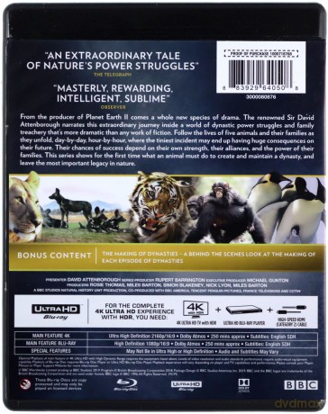 Dynasties (Dynastie) [2xBlu-Ray 4K]+[2xBlu-Ray]
