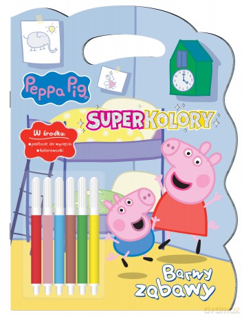 Barwy zabawy. Superkolory. Świnka Peppa [KSIĄŻKA]