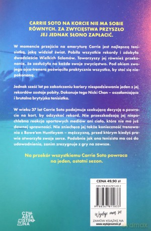 Carrie Soto powraca - Taylor Jenkins Reid [KSIĄŻKA]