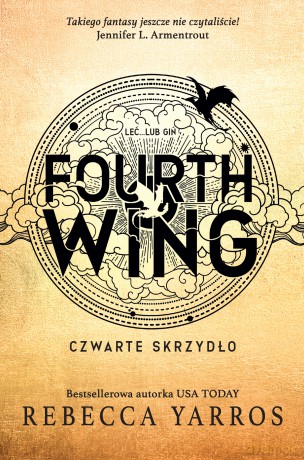 Fourth Wing. Czwarte Skrzydło. Hype - Rebecca Yarros [KSIĄŻKA]
