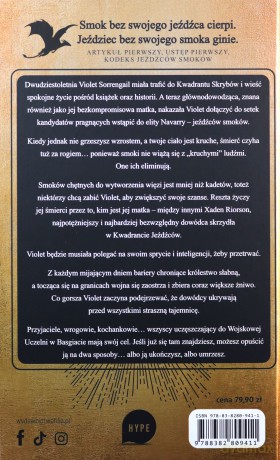 Fourth Wing. Czwarte Skrzydło. Hype - Rebecca Yarros [KSIĄŻKA]