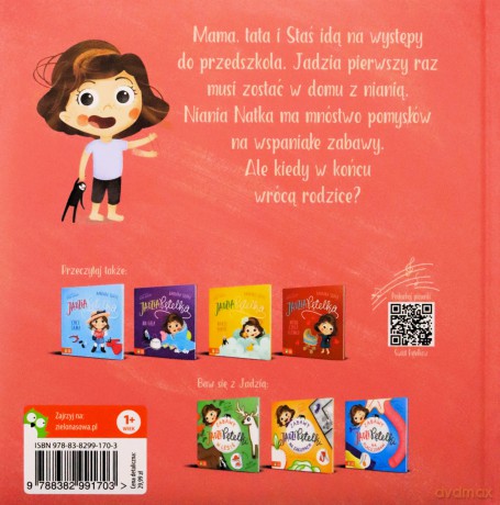 Jadzia Pętelka zostaje z nianią. Jadzia Pętelka - Barbara Supeł [KSIĄŻKA]