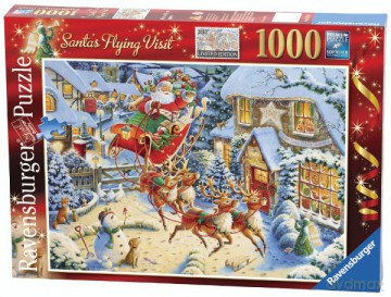 RAVENSBURGER 1000 El. Wizyta Świętego Mikołaja 192519 [PUZZLE]
