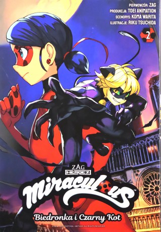 Miraculous. Biedronka i Czarny Kot (Tom 2) - Warita Koma, Tsuchida Riku [KOMIKS]