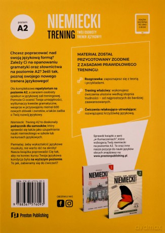 Niemiecki. Trening. Poziom A2 - Magdalena Welter [KSIĄŻKA]