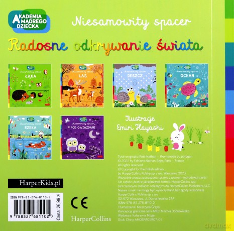 Ogródek warzywny. Akademia mądrego dziecka. Niesamowity spacer [KSIĄŻKA]