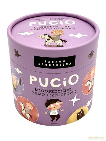 Pucio. Logopedyczne memo języczkowe. Pucio - Marta Galewska-Kustra