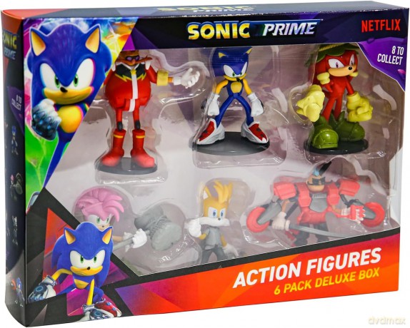 Sonic Prime figurka akcji zestaw 6 figurek mix [FIGURKA]