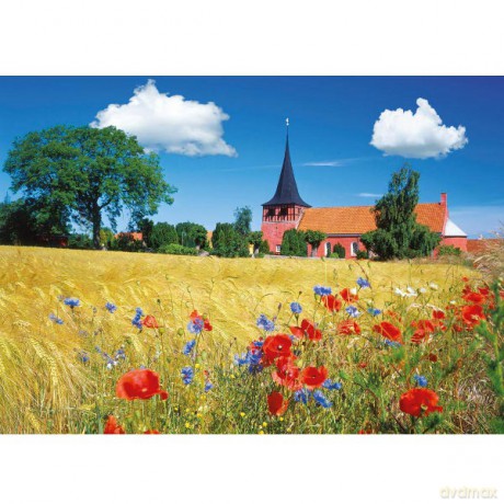 RAVENSBURGER 1000 El. Kościół w Barnholm 190492 [PUZZLE]