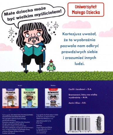 Wyobraźnia i Kartezjusz. Wielkie idee dla małych filozofów - Duane Armitage, Maureen McQuerry [KSIĄŻKA]