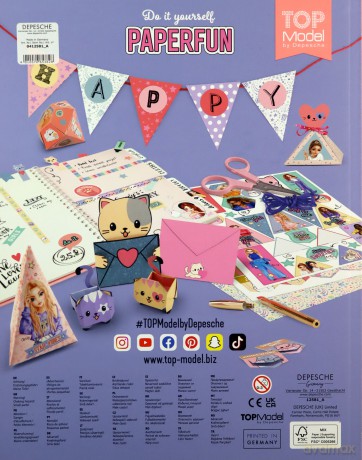 Zestaw kreatywny Paper Fun DIY TOP Model