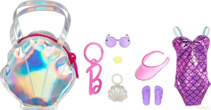 BARBIE Zestaw modowy premium, fioletowy kostium