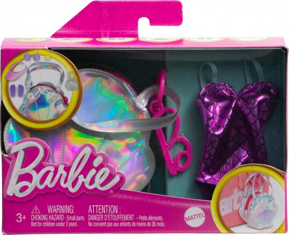 BARBIE Zestaw modowy premium, fioletowy kostium