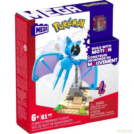Klocki plastikowe MEGA Pokemon klocki nocny lot Zubata [KLOCKI]