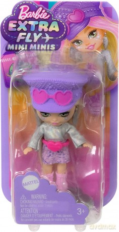 Lalka BARBIE Extra Mini Minis hippie
