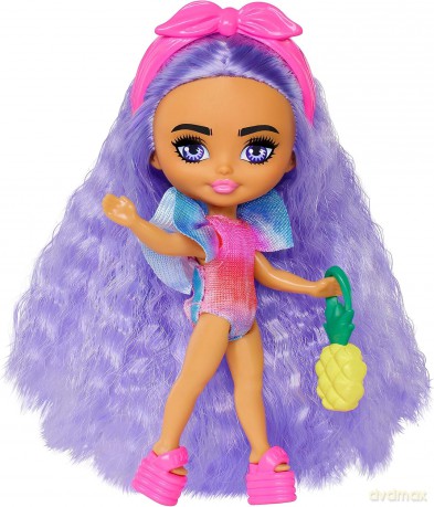 Lalka BARBIE Extra Mini Minis plaża
