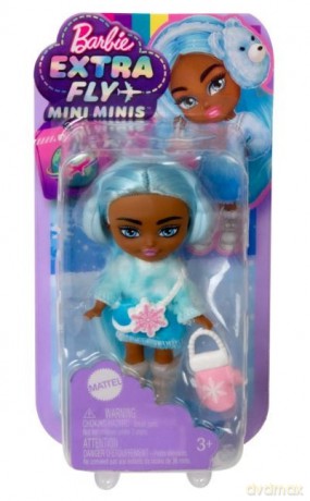 Lalka BARBIE Extra Mini Minis zimowa