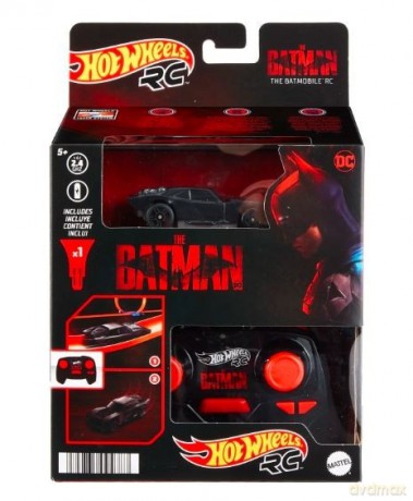 Pojazd RC Hot Wheels Batmobile 1:64