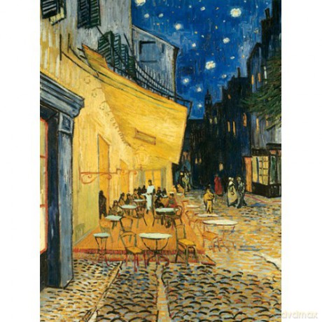 RAVENSBURGER 1000 el. Van Gogh, Taras kawiarni 153732 [PUZZLE]