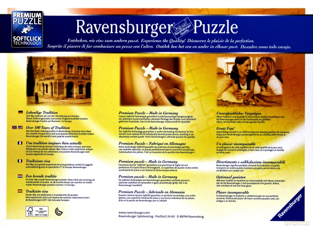 RAVENSBURGER 1000 el. Van Gogh, Taras kawiarni 153732 [PUZZLE]