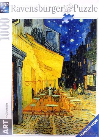 RAVENSBURGER 1000 el. Van Gogh, Taras kawiarni 153732 [PUZZLE]