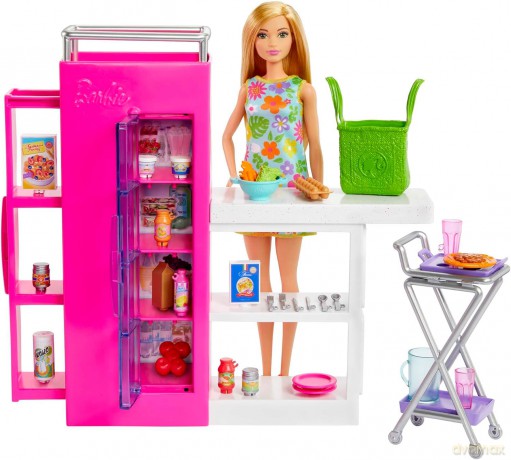 Zestaw lalka BARBIE spiżarnia