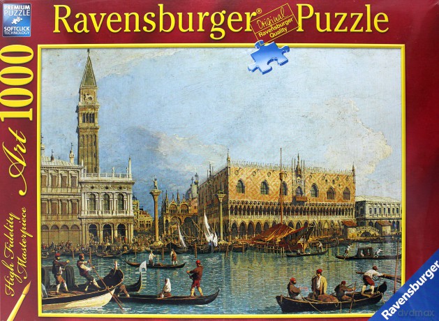 RAVENSBURGER 1000 El. Canaletto Pałac Ducale 154029 [PUZZLE]
