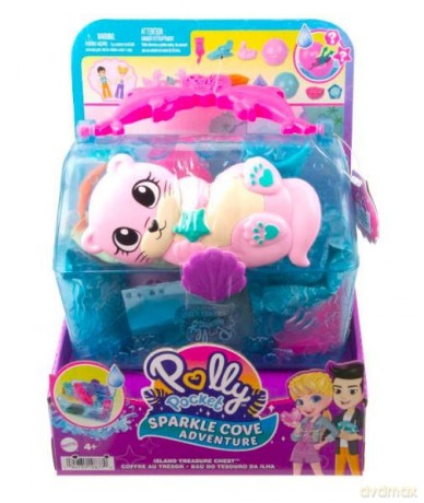 Zestaw Polly Pocket Wyspa Skarbów Kuferek [FIGURKA]